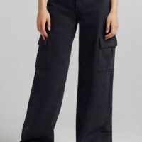 BLACK CARGO DENIM