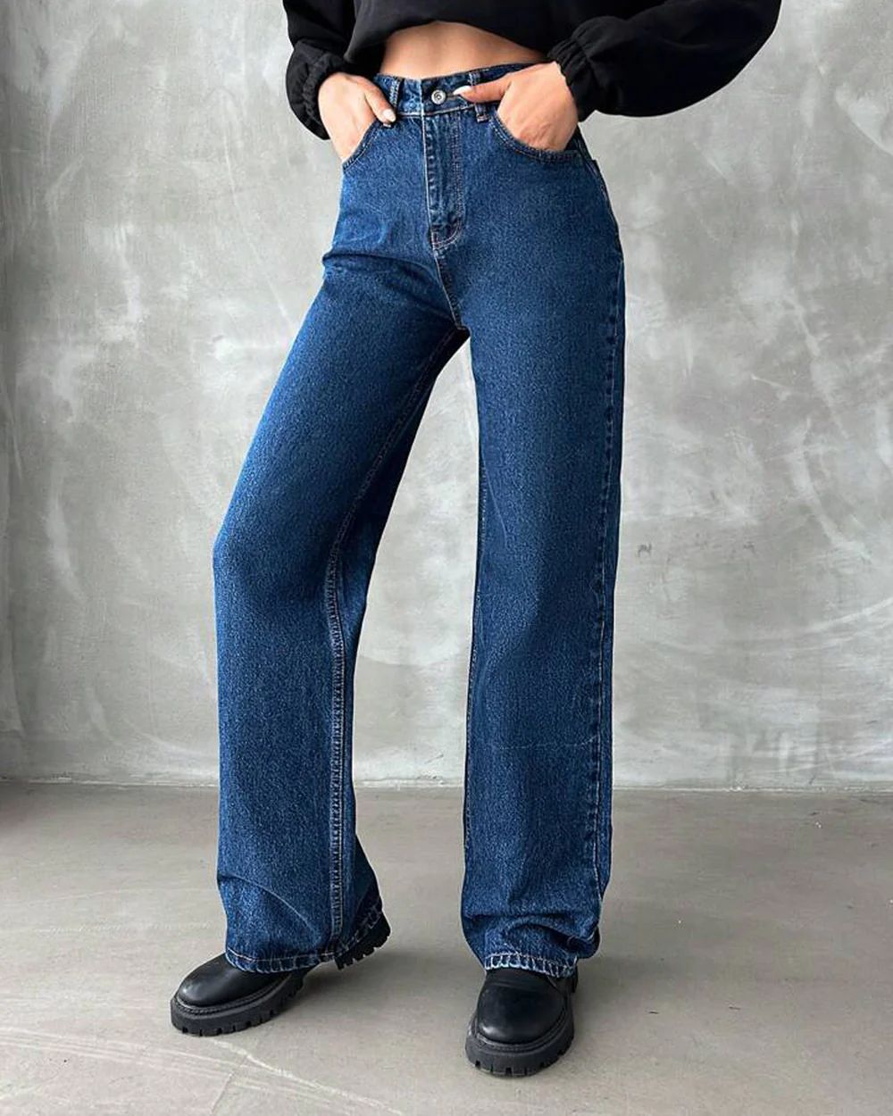 BLUE WIDE LEG DENIM - Image 7