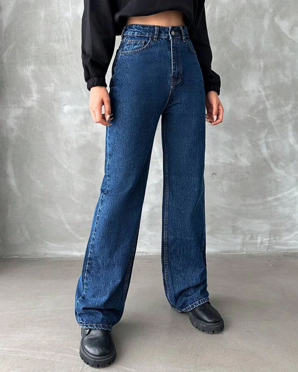 BLUE WIDE LEG DENIM - Image 6