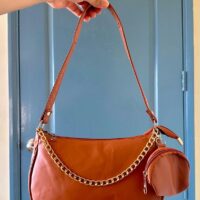 Shoulder Bag with Coin Pocket