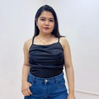 Sleeveless Satin Top