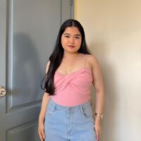 Twisted Faux Fur Top