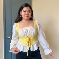 Full Sleeves Corset Top