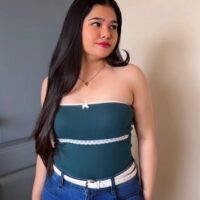 Tube Top with Lace Detailing