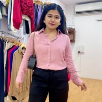 Baby Pink Plain Shirt