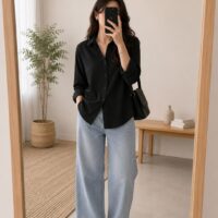 Plain Black Shirt
