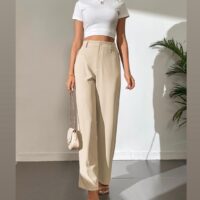 Beige Formal Pant