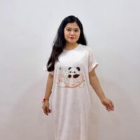 Korean Print Night Shirt