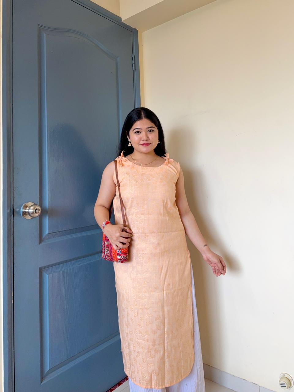 Knot Pattern Long Kurti - Image 4