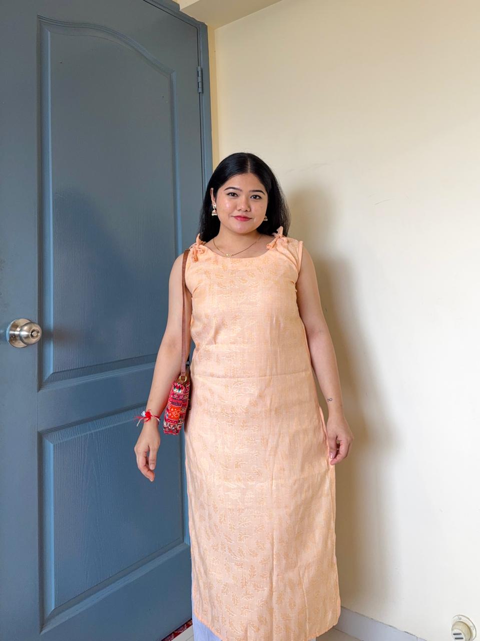 Knot Pattern Long Kurti - Image 3