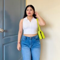 Zipper Crop Top