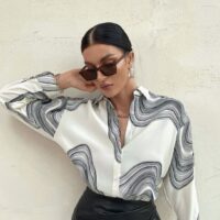 Black & White Graphic Shirt