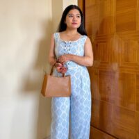 Printed Corset Two Piece