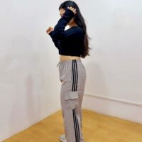 Striped Cargo Trouser