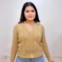 Cap Zipper Woolen Jacket