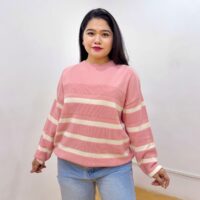 Striped Crew Neck Pullover