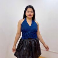 Shimmer Halter Neck Top