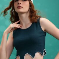 Crop Asymmetrical Top