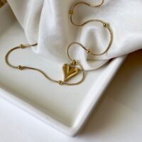 Golden Heart Necklace