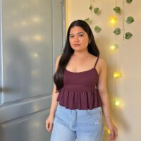 Sleeveless Fit & Flare Top