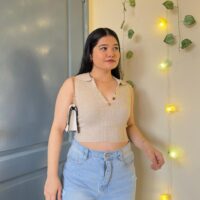 Button Up Collared Top