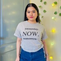 NOW Statement Drawstring Top