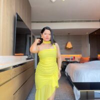 Yellow Off-shoulder Bodycon Ruched Dress