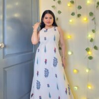 Printed Cotton Kurta with Palazzo Set