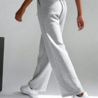 Grey Trouser with White Waist