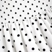 Polka Dot Backless Dress