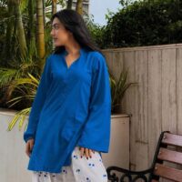 Blue Embroidered Kurta Salwar Set