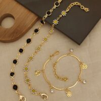 Golden Trio Charm Set